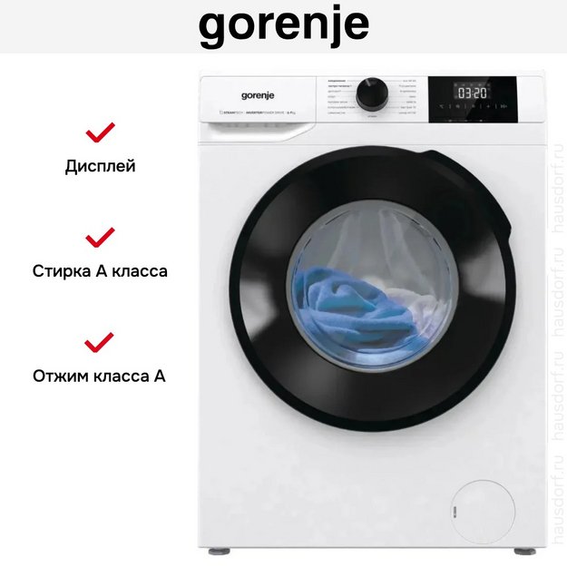 Стиральная машина Gorenje W1NGPI72SBS (preview 12)