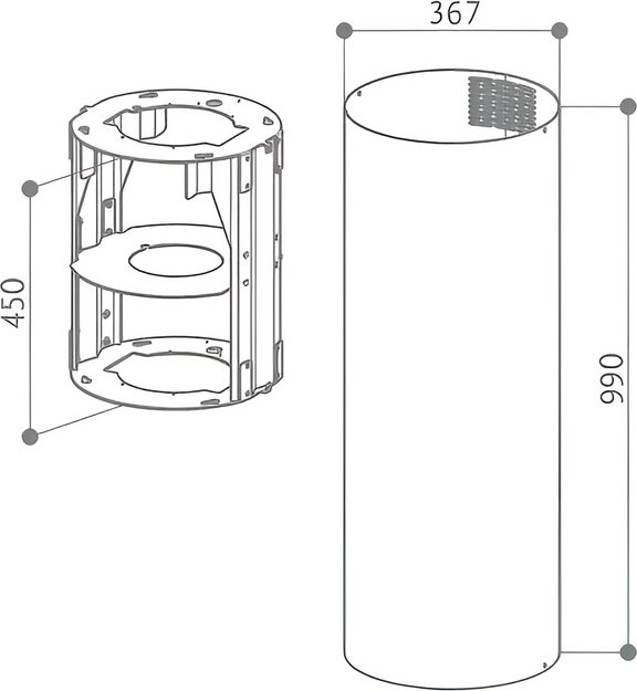 Дополнительный короб Faber 112.0604.855 (preview 2)