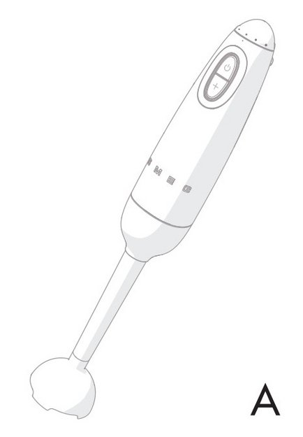 Набор аксессуаров для погружного блендера Smeg HBAC11CR (фото 5) Набор аксессуаров для погружного блендера Smeg HBAC11CR (preview 5)