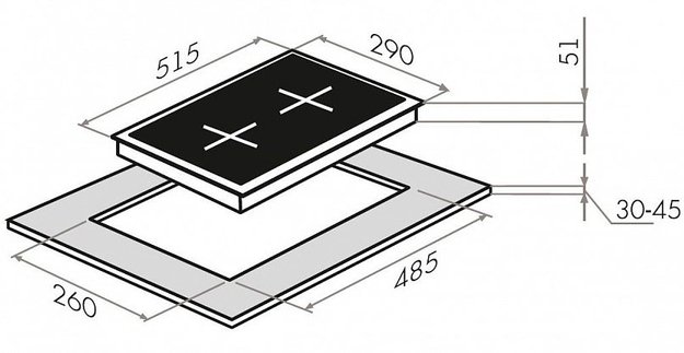 Газовая варочная панель Maunfeld EGHG.32.23CB/G (preview 4)