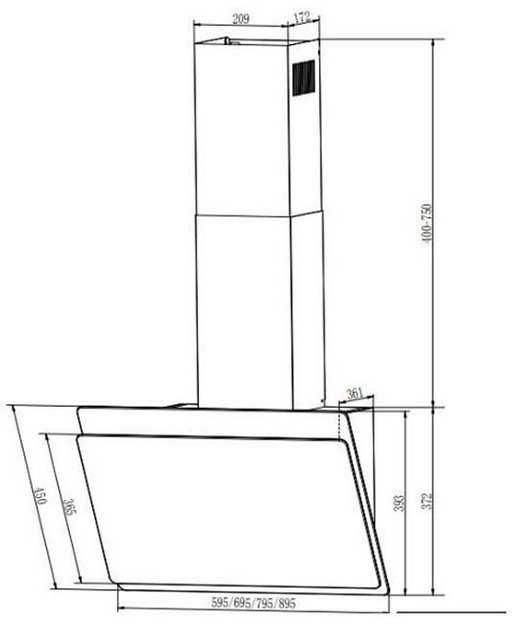 Вытяжка Faber TOCCO BK 50 (фото 10) Вытяжка Faber TOCCO BK 50 (preview 10)