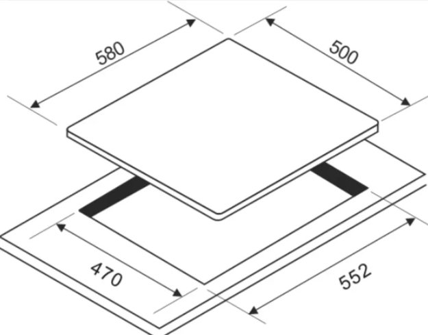 Варочная панель Zigmund Shtain GN 43.61 S (preview 3)