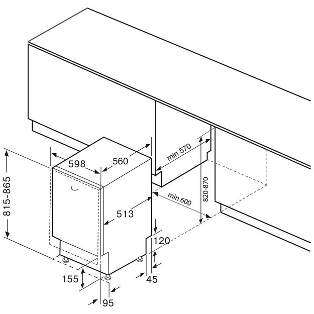 Встраиваемая посудомоечная машина KRONA MARTINA 60 BI V2 (preview 19)