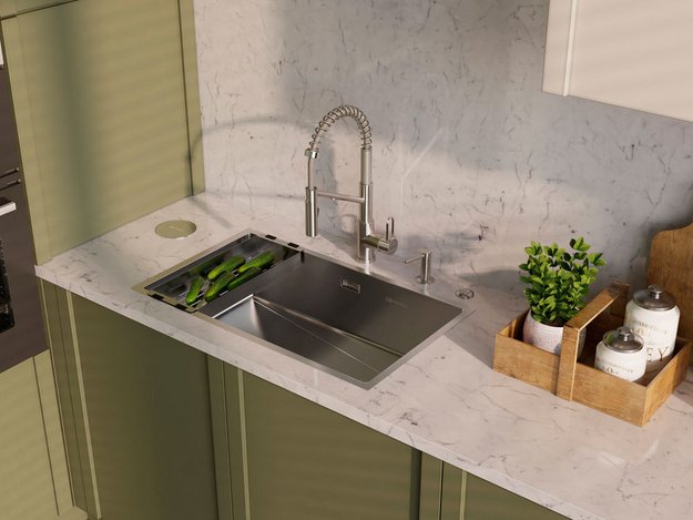 Мойка Omoikiri TAKI 74-U/IF SIDE IN (preview 3)