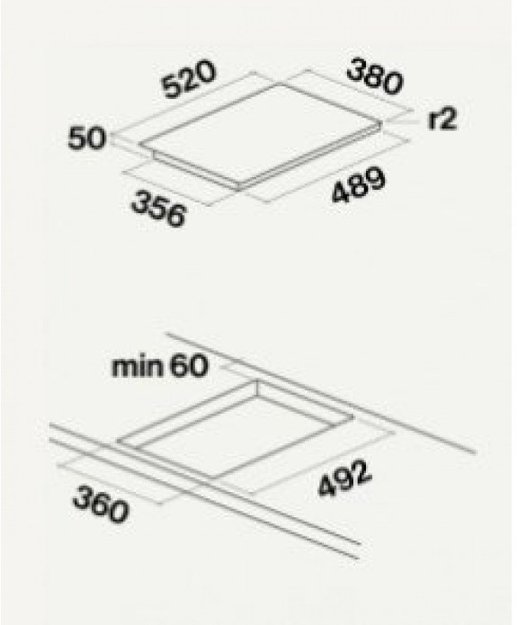 Варочная панель FALMEC PIANO INDUZIONE PLUS (38 х 52) (preview 2)