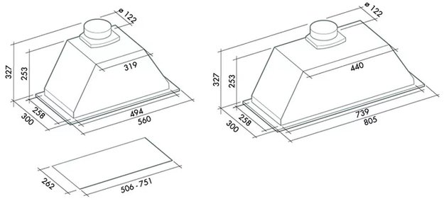 Вытяжка Falmec Gruppo Incasso 50 ix (800) ECP (preview 3)