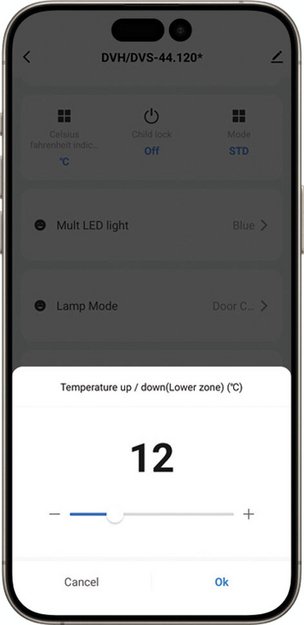 Встраиваемый винный шкаф Dunavox DVH-70.185DC.TO (фото 9) Встраиваемый винный шкаф Dunavox DVH-70.185DC.TO (preview 9)