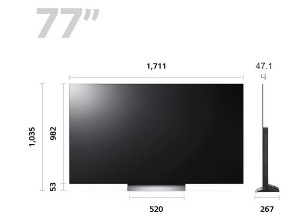 Телевизор LG OLED77C3 (фото 5) Телевизор LG OLED77C3 (preview 5)