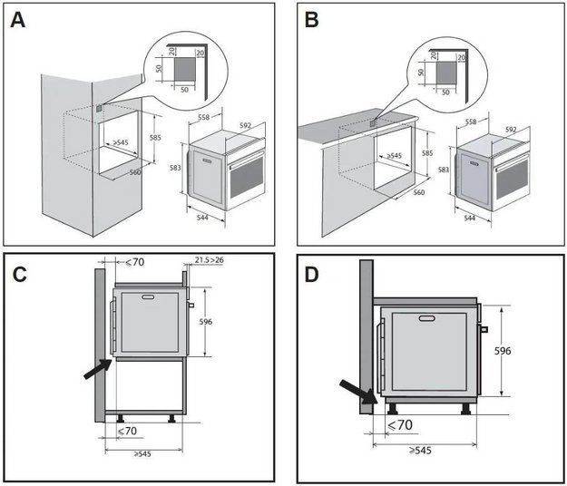 Духовой шкаф с паром De Dietrich DOR4546BE (preview 16)