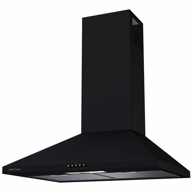 Вытяжка KRONA JANNA 600 black push button (фото 1) Вытяжка KRONA JANNA 600 black push button (preview 1)