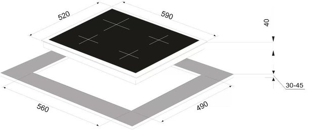 Варочная панель Zigmund Shtain MN 222.61 B (preview 3)
