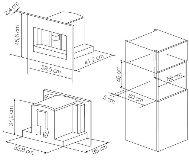 Встраиваемая кофемашина Lofra DolceVita 60 YBRBI66T BRONZE (preview 4)