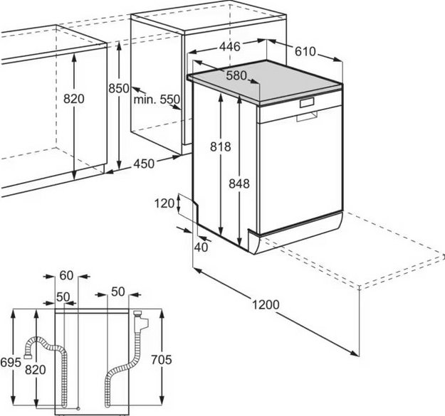 Посудомоечная машина Electrolux ESA63200SX (фото 7) Посудомоечная машина Electrolux ESA63200SX (preview 7)