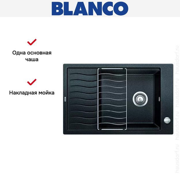 Мойка Blanco Elon XL 6 S антрацит (preview 5)