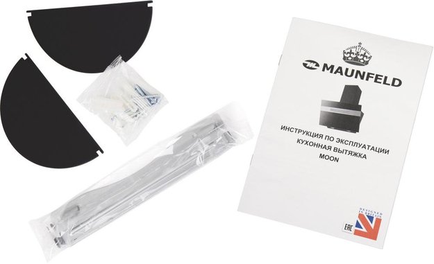 Кухонная вытяжка MAUNFELD Moon 60 черный\вставка сатин (preview 18)