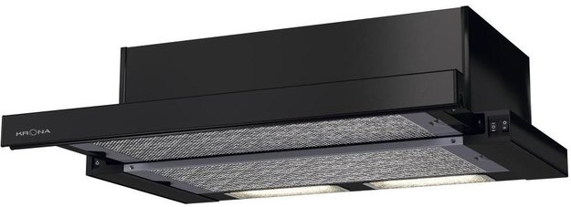 Вытяжка Krona VENDY 600 BLACK (1 мотор) (preview 1)