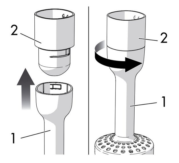 Набор аксессуаров для погружного блендера Smeg HBAC11CR (фото 2) Набор аксессуаров для погружного блендера Smeg HBAC11CR (preview 2)