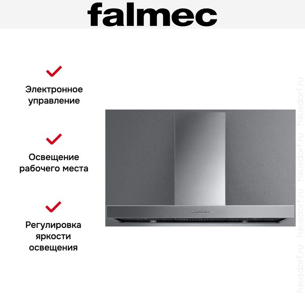 Вытяжка Falmec PLANE IS STEEL 90 PLUS (фото 2) Вытяжка Falmec PLANE IS STEEL 90 PLUS (preview 2)