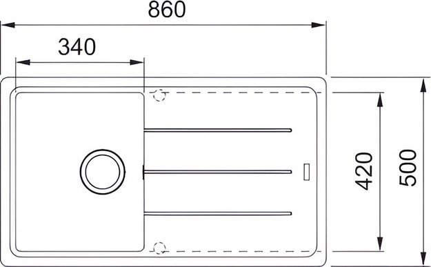 Мойка Franke BFG 611-86 белый (preview 2)