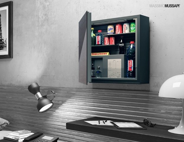 Настенный минибар Indel B FLYINGBAR (дверной упор слева) (preview 5)