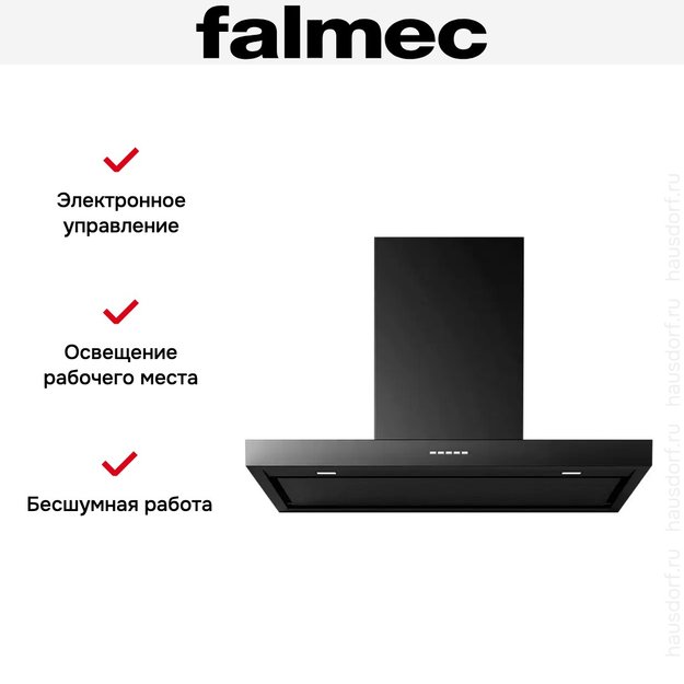 Вытяжка Falmec PLANE ISOLA BLACK NRS 90 (PLUS) (фото 3) Вытяжка Falmec PLANE ISOLA BLACK NRS 90 (PLUS) (preview 3)