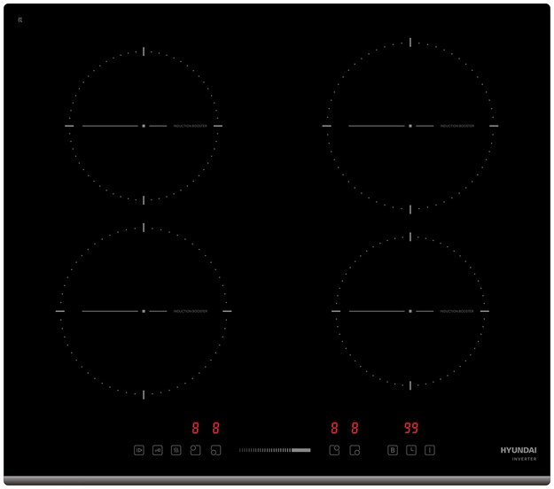 Индукционная варочная панель Hyundai HHI 6741 BG (preview 2)