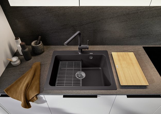 Мойка BLANCO NAYA 6 Silgranit темная скала (фото 2) Мойка BLANCO NAYA 6 Silgranit темная скала (preview 2)