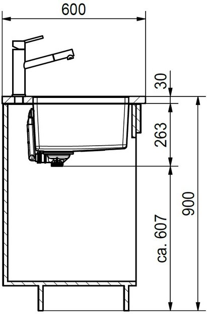 Мойка Franke FEX 110-50 сталь (фото 3) Мойка Franke FEX 110-50 сталь (preview 3)