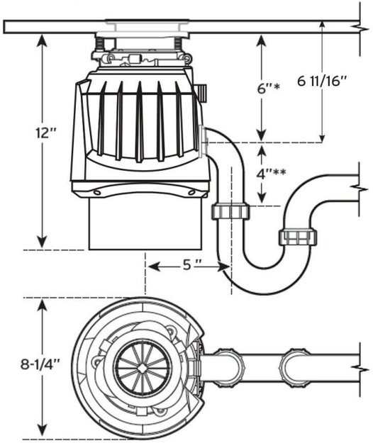 Измельчитель пищевых отходов InSinkErator Evolution Plus 750EC (фото 2) Измельчитель пищевых отходов InSinkErator Evolution Plus 750EC (preview 2)