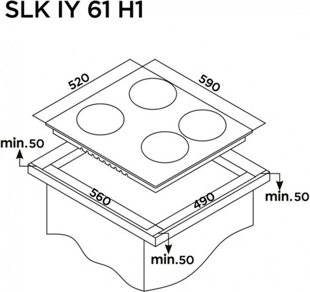 Индукционная варочная панель Schaub Lorenz SLK IY61H1 (preview 6)