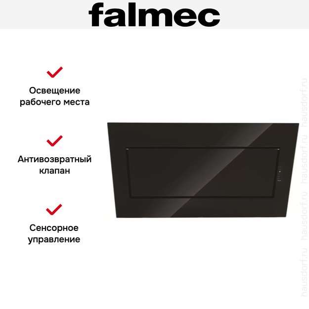 Вытяжка Falmec Quasar 60 Vetro (800) stec black (фото 8) Вытяжка Falmec Quasar 60 Vetro (800) stec black (preview 8)