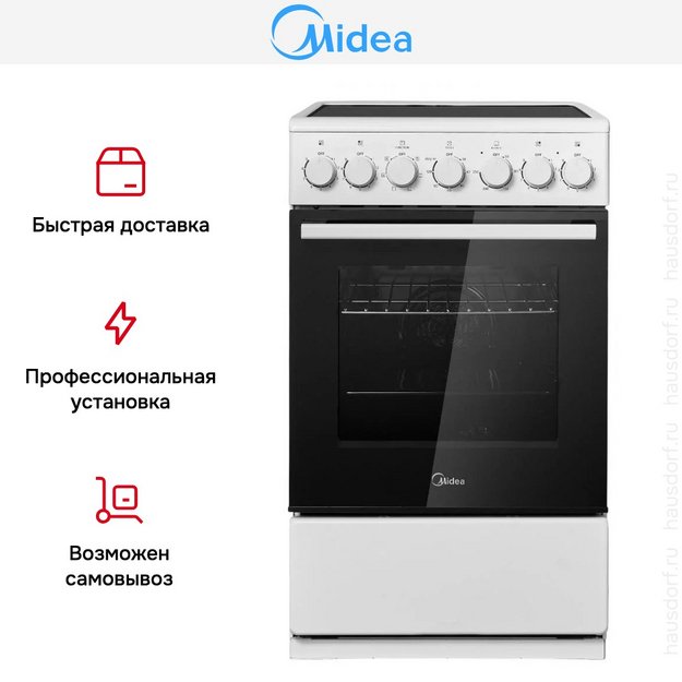 Электрическая плита Midea MFO-M4E20T6E(WH) (preview 2)