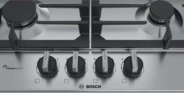 Газовая варочная панель Bosch PCP6A5B90M (фото 2) Газовая варочная панель Bosch PCP6A5B90M (preview 2)