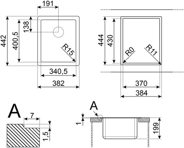 Мойка Smeg VFU34SFR (preview 3)