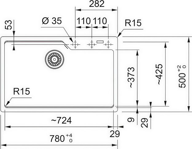 Мойка Franke UBG 610-72 снежно-белый (фото 2) Мойка Franke UBG 610-72 снежно-белый (preview 2)