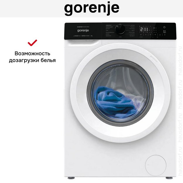 Стиральная машина Gorenje W1NHA62SAS (preview 6)