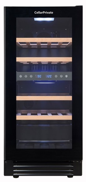 Встраиваемый под столешницу винный шкаф CellarPrivate CP027-2TBH (preview 1)