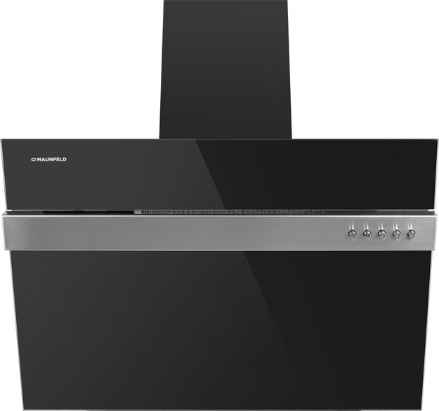 Кухонная вытяжка MAUNFELD Bridge Line 50 черный\вставка сатин (preview 1)