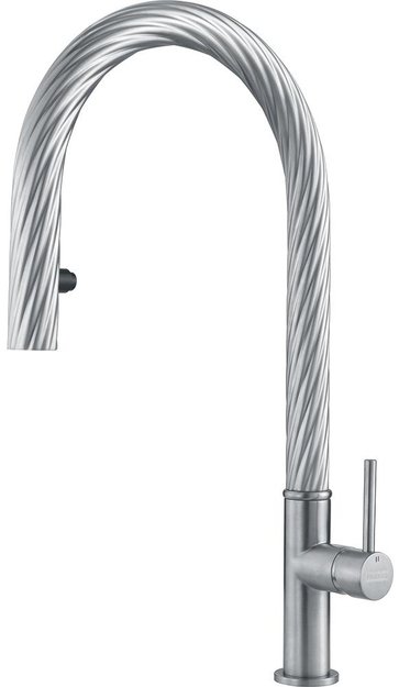Смеситель Franke Maris Free by Dror с выдвижным шлангом оптика нержавеющей стали (preview 1)