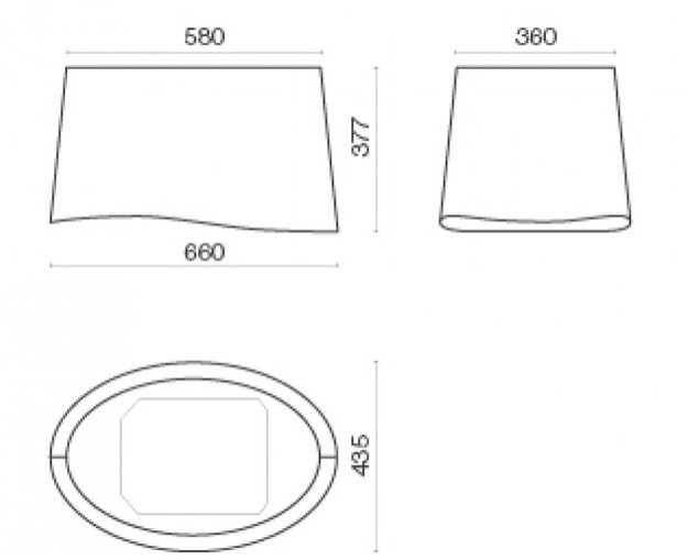 Вытяжка Falmec Mare 66 (450) (с системой E.ion) ECP white (preview 3)
