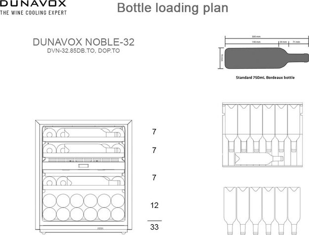 Винный шкаф Dunavox DVN-32.85DB.TO (фото 9) Винный шкаф Dunavox DVN-32.85DB.TO (preview 9)