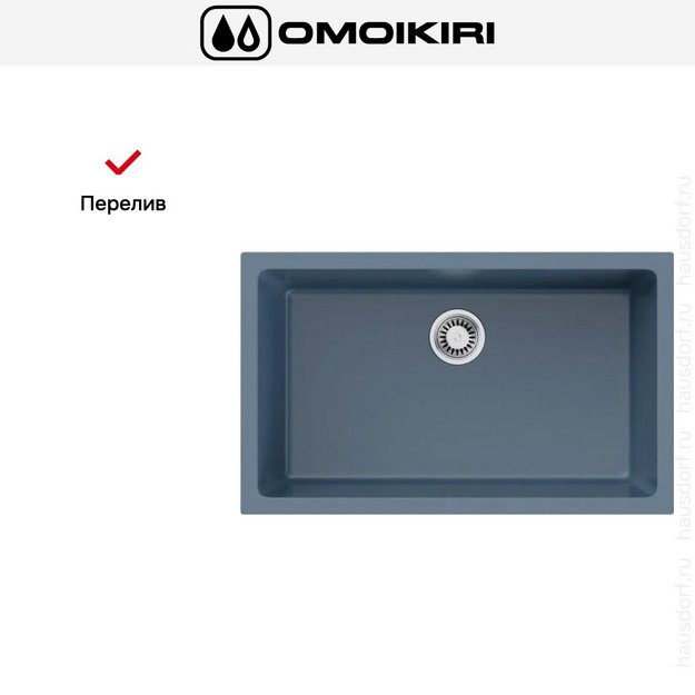 Мойка Omoikiri OKINOSHIMA 76-U/I-SB (preview 4)