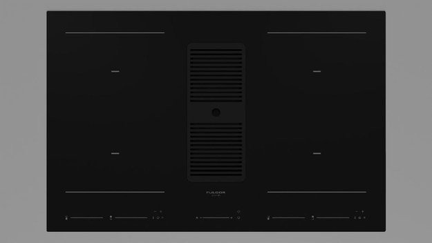 Варочная панель с встроенной вытяжкой Fulgor Milano FCLHD 8041 HID TS BK2 (preview 1)