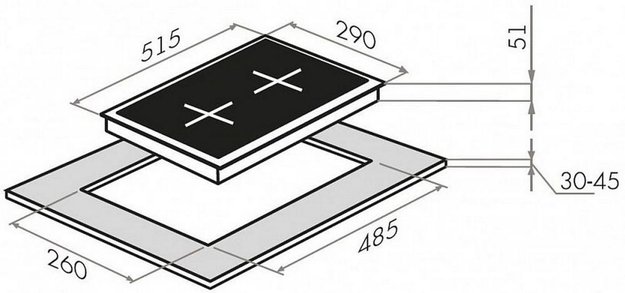 Газовая варочная панель MAUNFELD EGHG.31.33CW\G (preview 4)