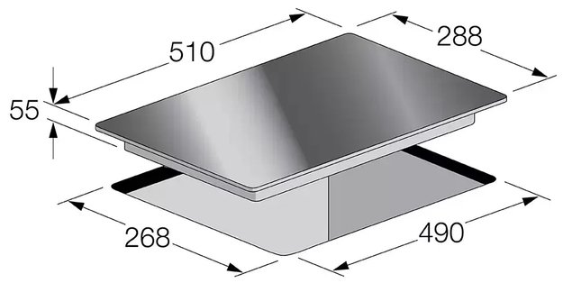 Варочная панель Fulgor Milano CH 302 ID TC BK (preview 4)