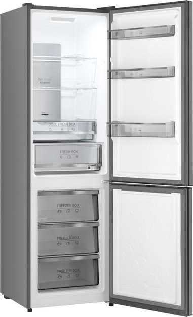 Отдельностоящий холодильник с инвертором Weissgauff WRK 2000 Total NoFrost Inverter Bru Steel Glass (preview 5)