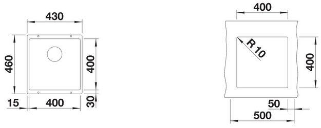 Мойка Blanco ROTAN 400-U Silgranit кофе (фото 3) Мойка Blanco ROTAN 400-U Silgranit кофе (preview 3)