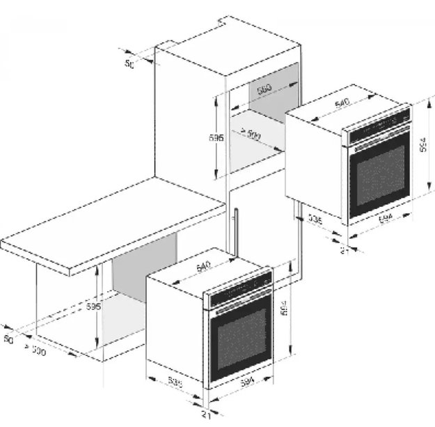 Встраиваемый электрический духовой шкаф Kaiser EH 6424 GrBE Eco (preview 5)