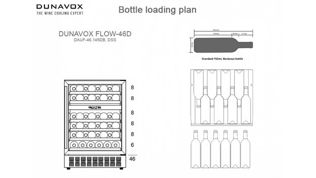 Встраиваемый винный шкаф Dunavox DAUF-46.145DC (preview 1)