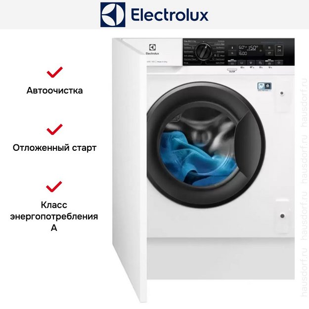 Встраиваемая стирально-сушильная машина Electrolux EW7W368SI (preview 6)